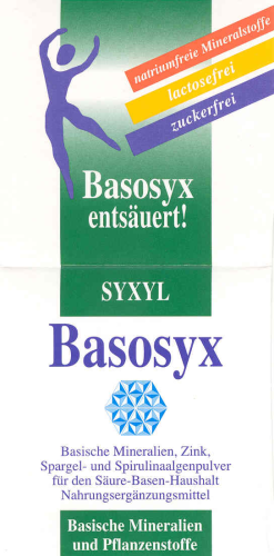 Basosyx- Basische Mineralien und Pflanzenstoffe